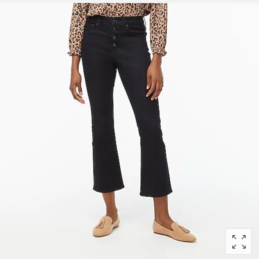 Jcrew Factory High Rise Crop Flare 26P - NWT
